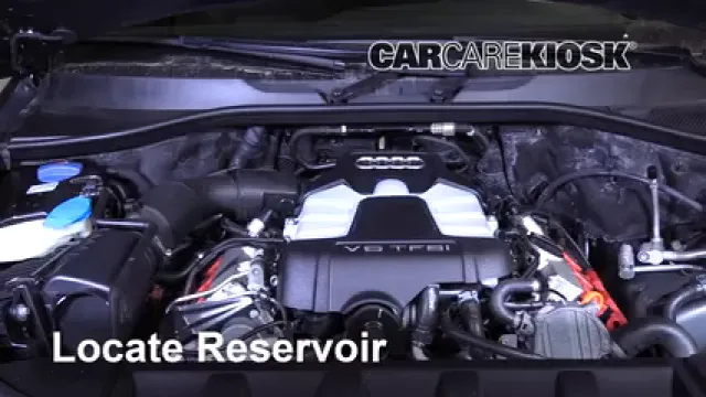 2013 Audi Q7 Premium 3.0L V6 Supercharged Líquido limpiaparabrisas Agregar líquido